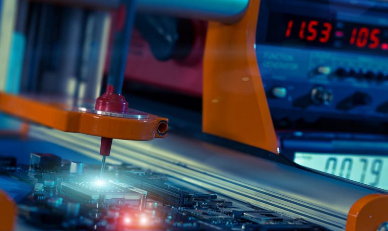 Machine with circuit board